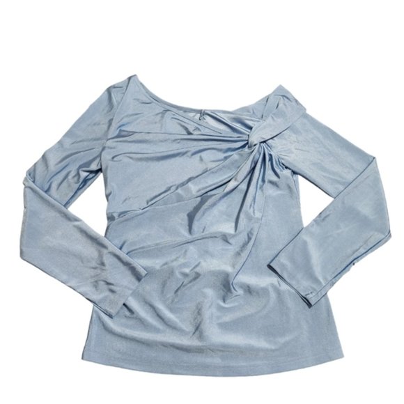 Shein Twist Long Sleeve Top, Size L - Picture 2 of 3